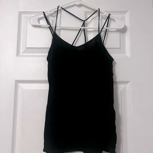 Juniors Criss cross strap tank top. Small.‎